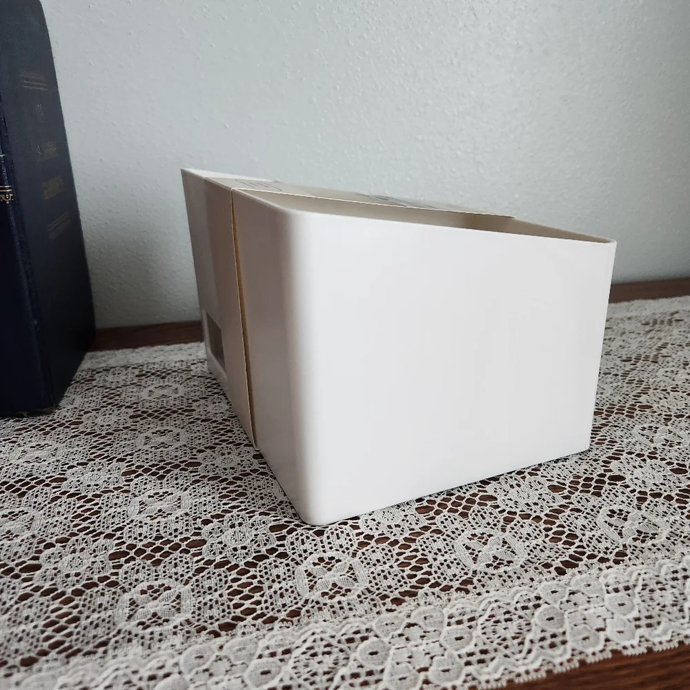 Cream and White Home Storage Organizer NWT